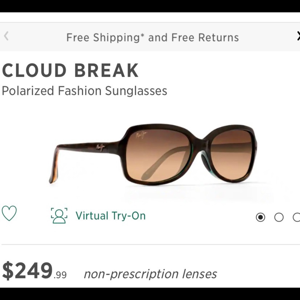 Maui Jim sunglasses. Brand new only tired on.